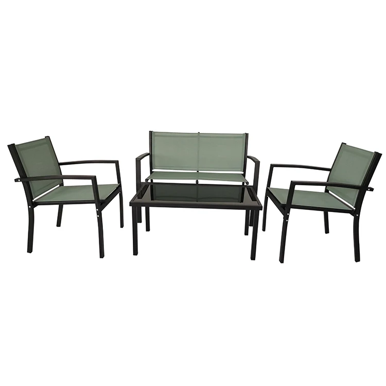 Wholesale 4 Pieces Gardeners Eden Furniture Lounge Set Bistro Outdoor Furniture Garden Sofa Set