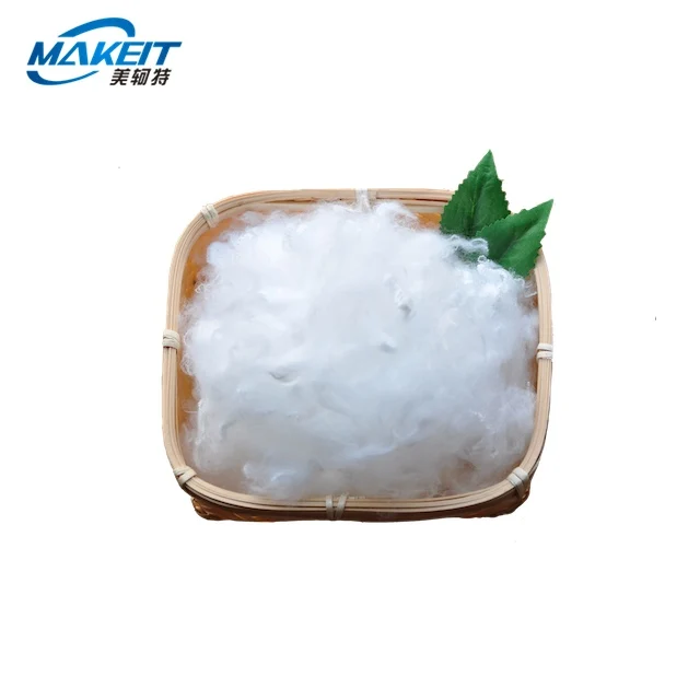 
 0.8D * 25 мм натуральные пуховые полиэфирные штапельные волокна для наполнения куртки  