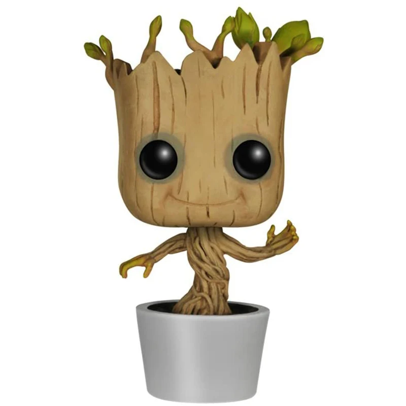 
POP Marve1 Movie Dancing Groot Bobble Vinyl Collectible Action Figure Model Toys 