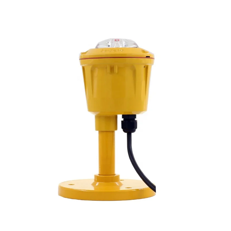 ICAO FAA  Aircraft Aviation Solar Powered Navigation Led Flashing Crane Tower Obstruction Beacon Marine Lantern Warning Lights