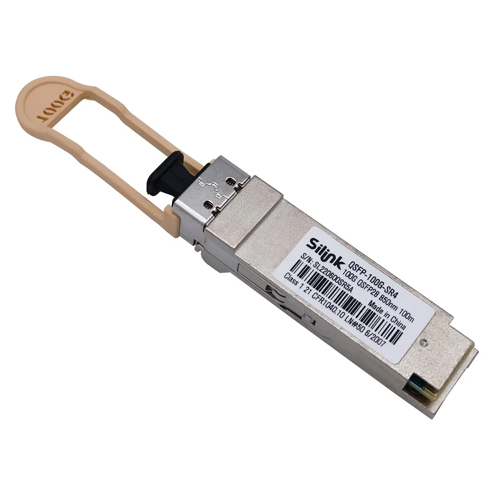 Cisco QSFP-100G-SR4 QSFP-100G-SR4-S Compatible 100GBASE-SR4 QSFP28 850nm 100m DOM MTP/MPO Transceiver Module