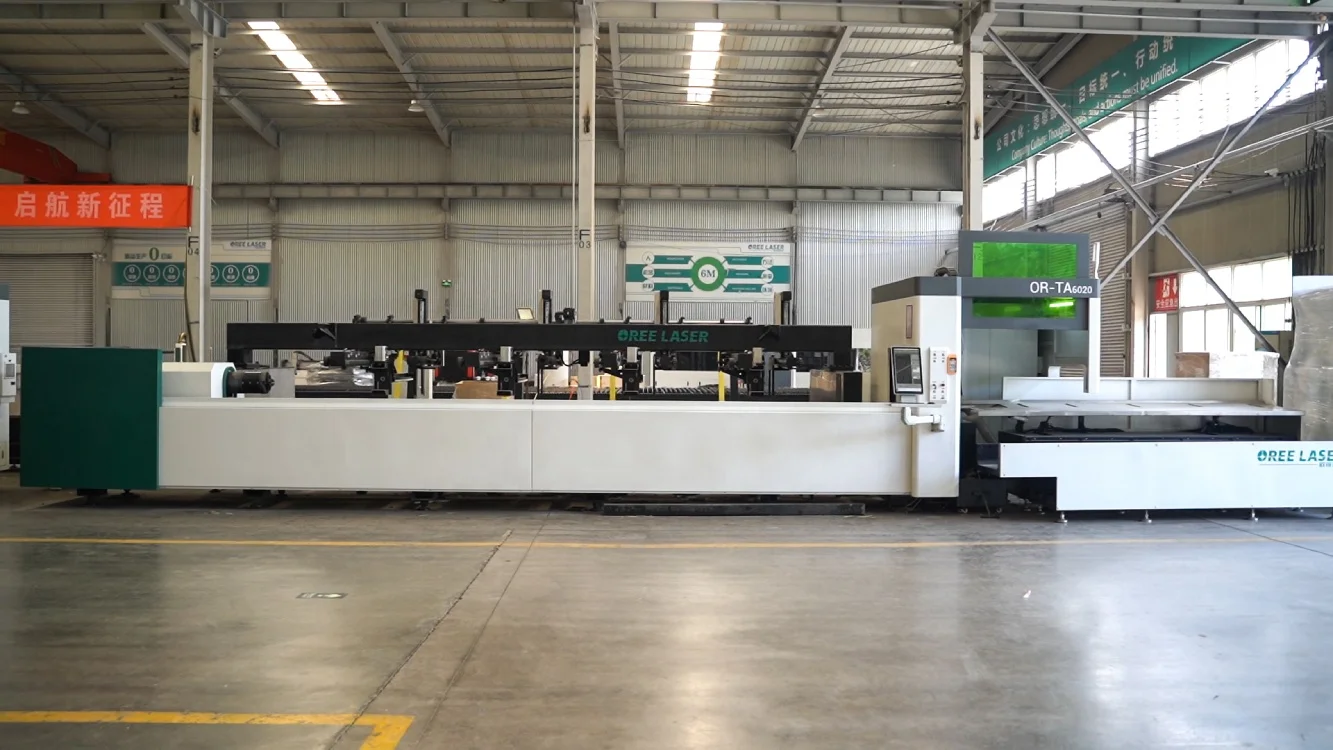 Oree 6 Meter 12 M Fiber Laser Cutting Machine for Small Pipes 3000W 6000W