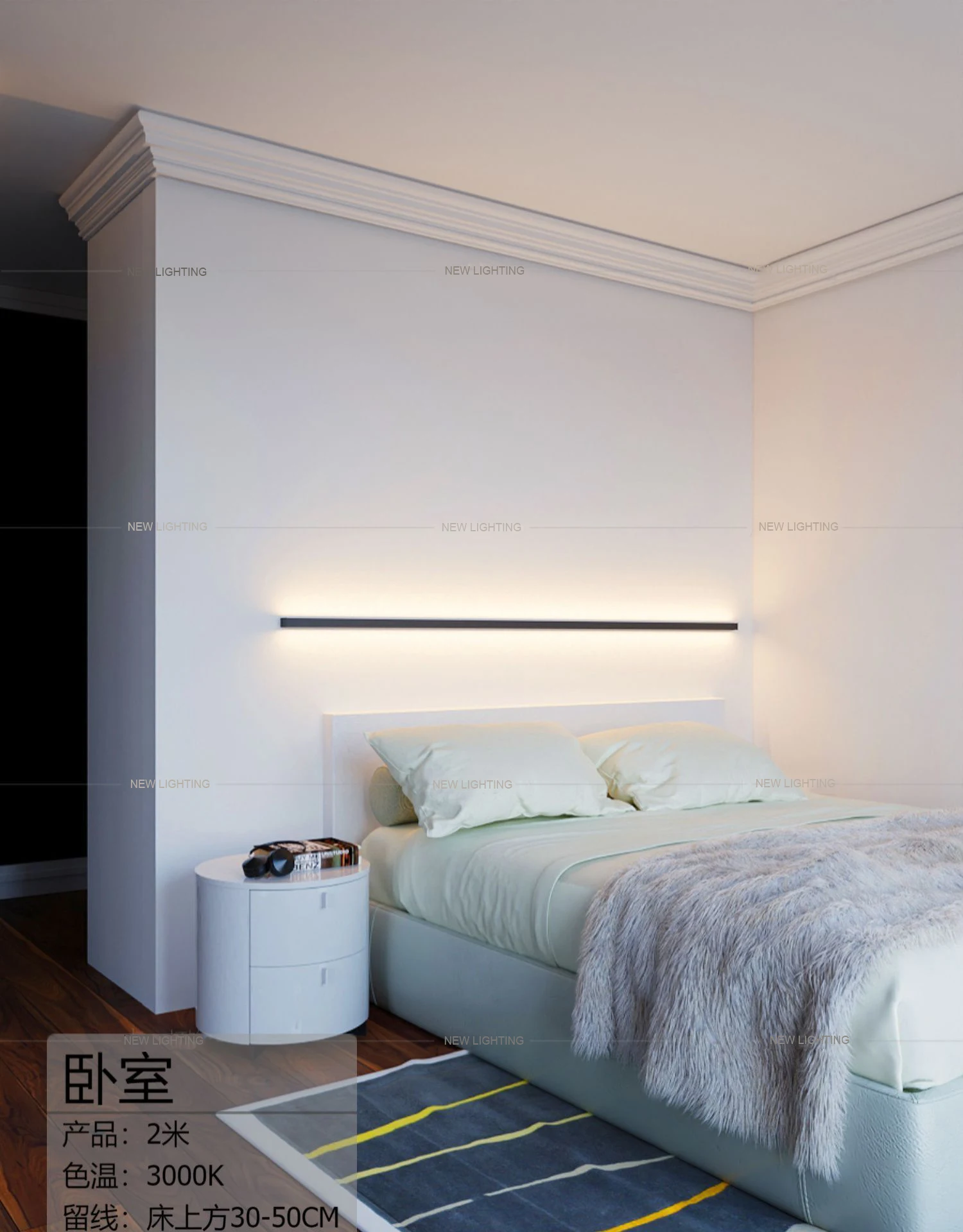 Decorative Simple Style Nordic Modern LED Ceiling Light