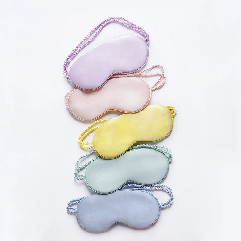 
Luxury 100%silk 16MM satin eye mask gift high breathable 