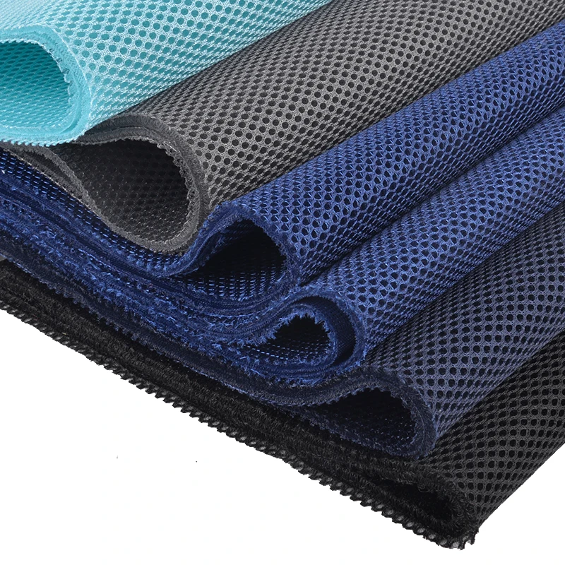 3 Layer 3D Air Spacer Sandwich Mesh Fabric for Seat Cover Breathable Sport Shoes Sofa Material Speaker Mesh Fabric