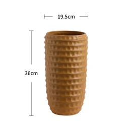 Top sale wedding vase decoration custom matt large flower vase set porcelain for home decor