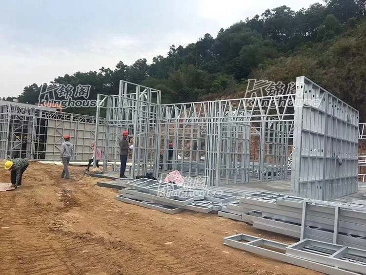 Prefabricated Prefab Villa Designer Luxury Villas Light Steel Frame Structure