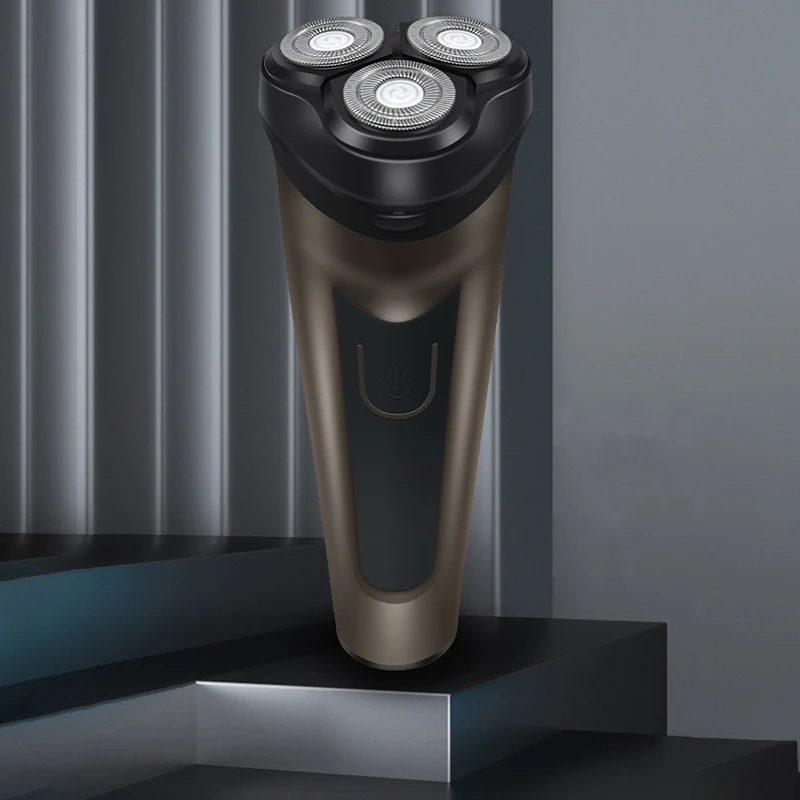 Прямая продажа с фабрики, USB зарядка, металлические двойные лезвия бритвы, бритвенные станки, машинка для стрижки бороды, электрическая Мужская бритва