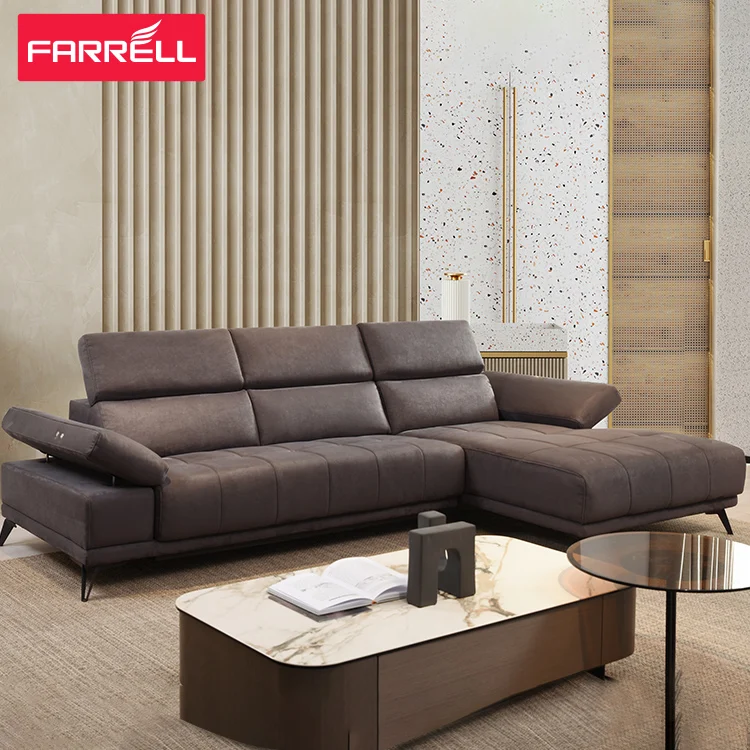 Factory sofa bed furniture divano letto ad angolo moderno L shape couch fabric multifunction bed sofa cum bed fittings