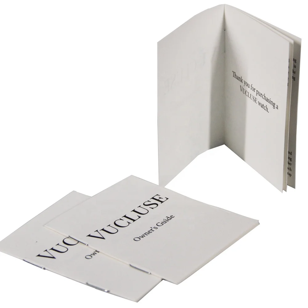 Индивидуальная маленькая офсетная бумажная мини-буклет с цветной печатью