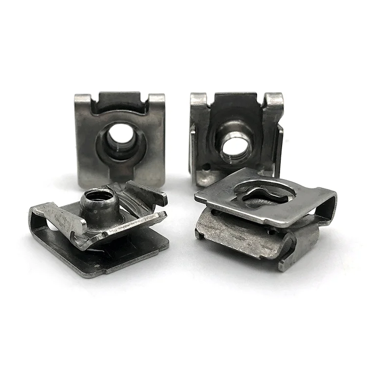 Customized Oem Odm Non-standard Fasteners M4 M5 M6 M8 Stainless Steel Metal Motor Motorcycle Car U U-type Clip Nuts  