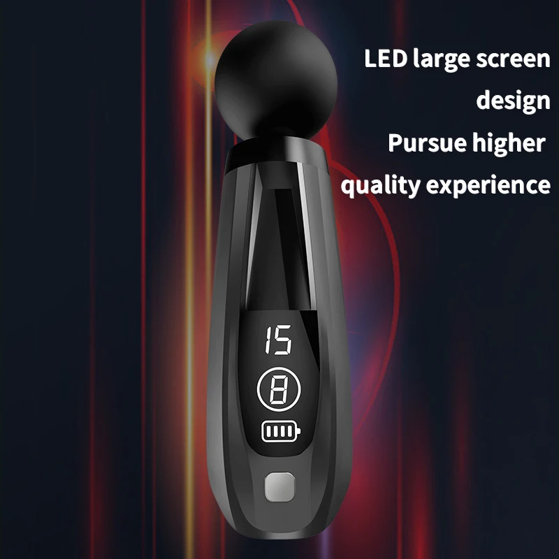 New Hand Size Gift Set Muscle Vibration New Bluetooth 24v Cordless Tissu Fascia Mini Body Massage Machine Massage Gun Lcd