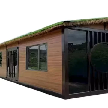 Custom Modern Luxury Container Bungalow 20ft & 40ft Mobile Prefabricated Villa Light Steel Small House Flat Bag Prefab Houses
