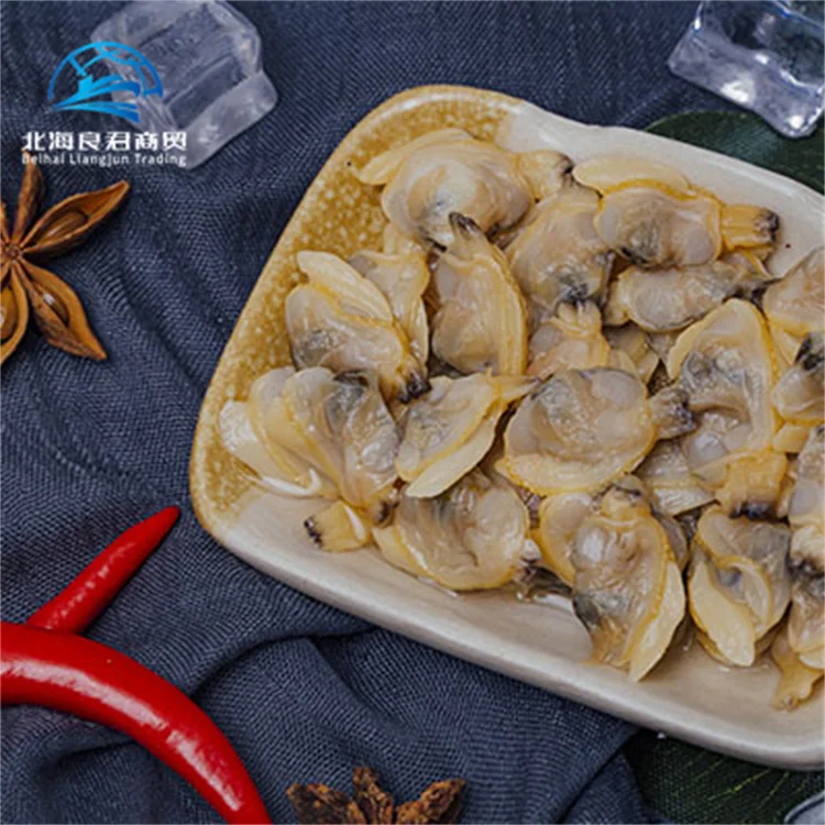Hot selling high-quality frozen shellfish clams delicious seafood fresh frozen boiled clam meat