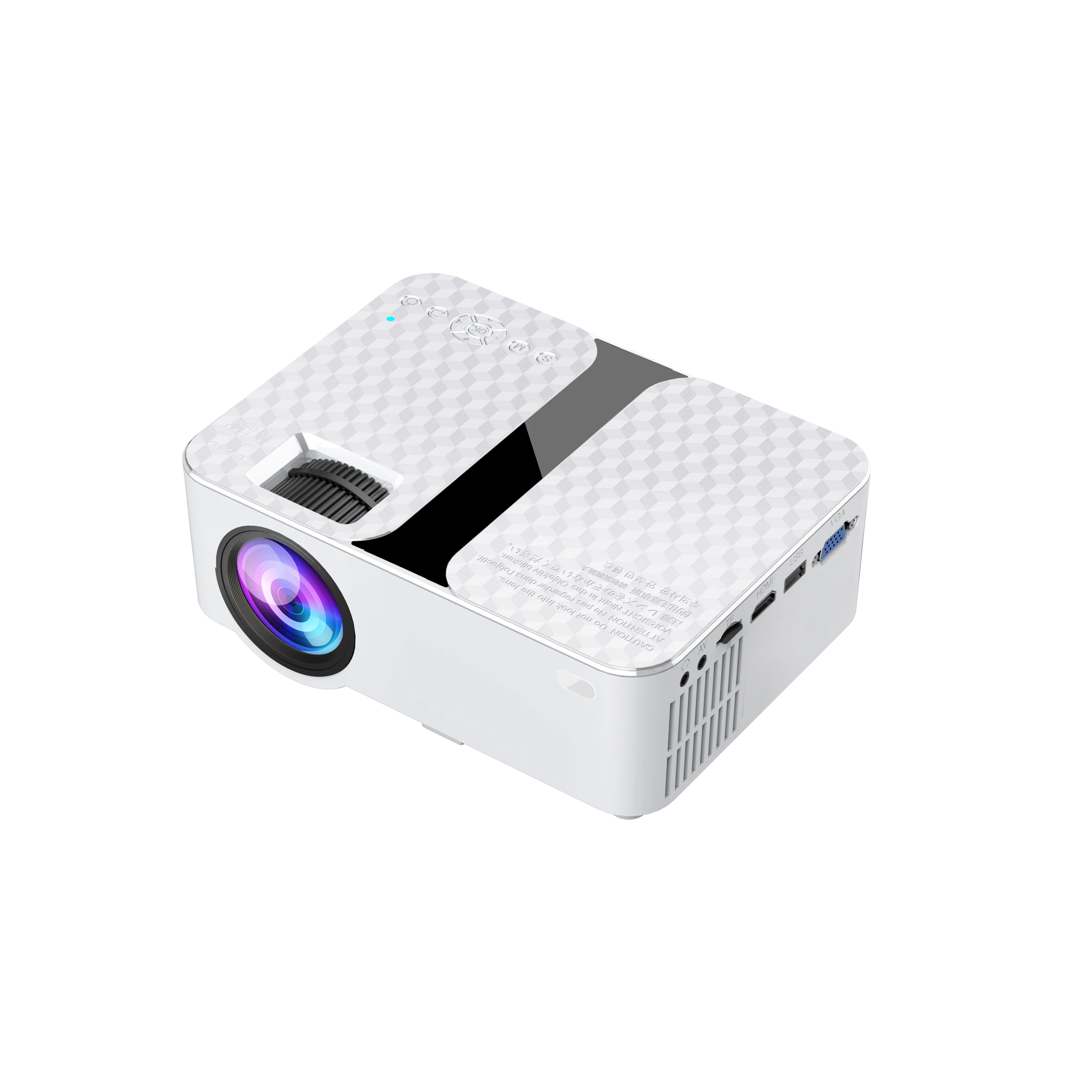 
Factory custom logo smart projector 3D 4k LED video usb AV full HD projector LCD projector 