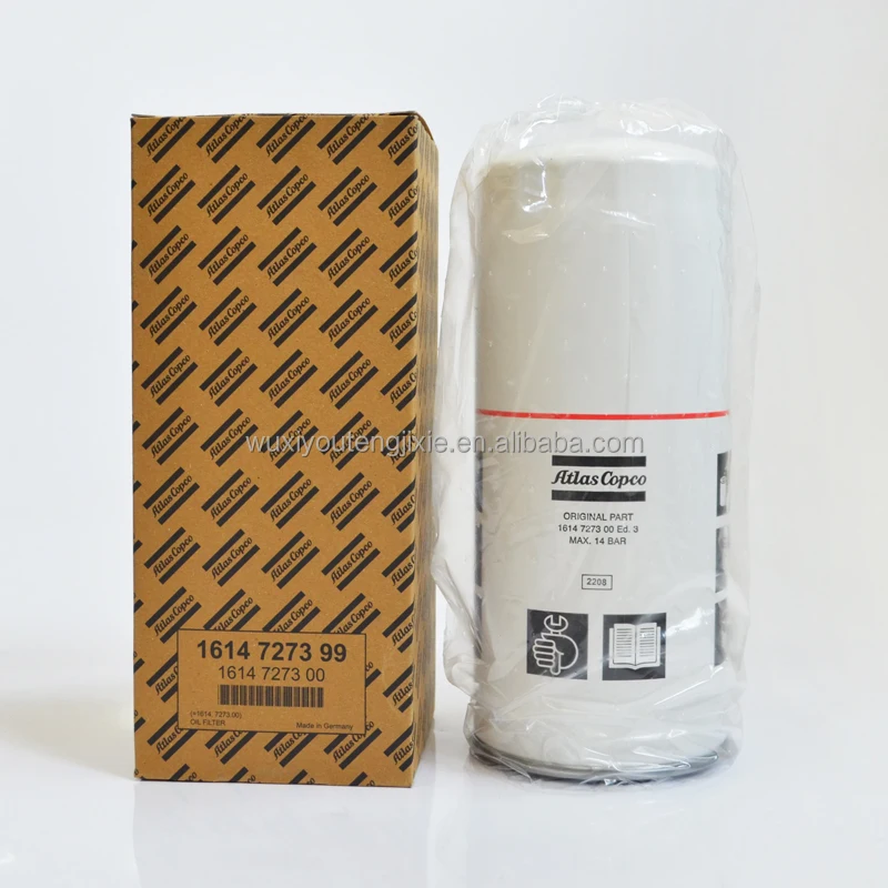 Spare parts 1614727300 1614727399 atlas copco oil filter housing element high quality atlas copco air compressor oil filters