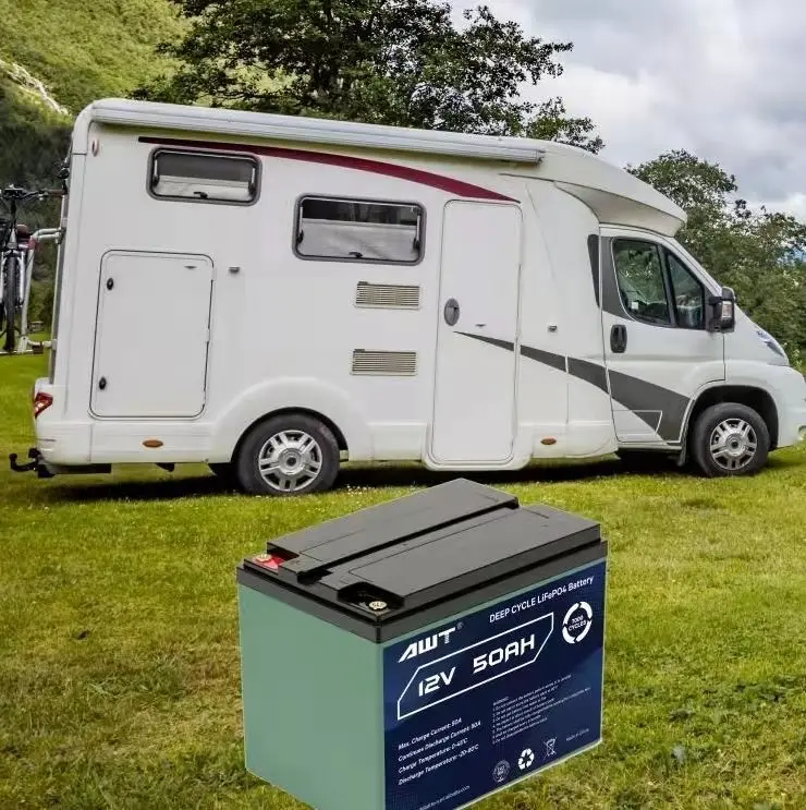 Lifepo4 Bateria 12v 50ah Lithium Iron Battery Pack IP67 12 V 50 Ah Lifepo4 Battery Long Cycle Life For Home Appliances