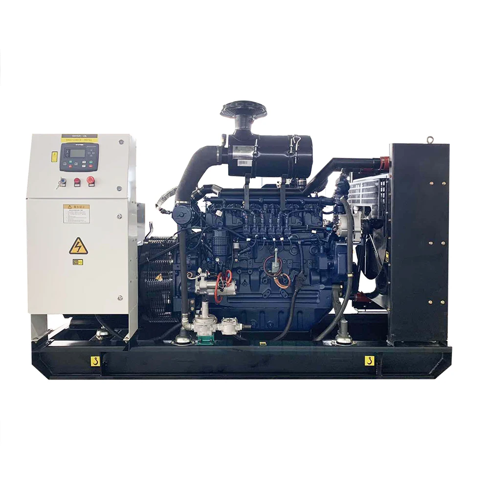 160kw 200kva Natural gas engine generator powered by doosan GE012TI engine