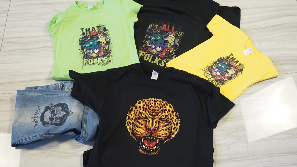 A3 size direct to garment dtg flatbed printer digital inkjet tshirt printing machine