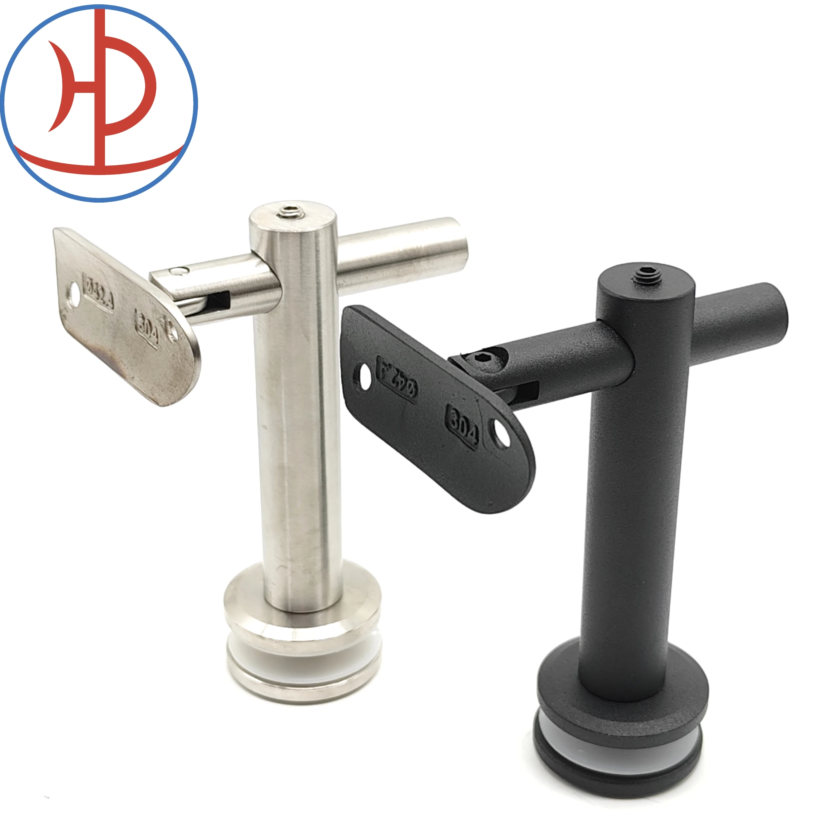 stainless steel stair handrail accessories Adjustable glass handrail bracket