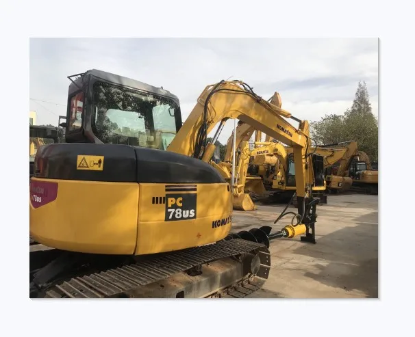 product second hand japanese excavator Komatsuu 78 with high operating efficiency cheap for sale