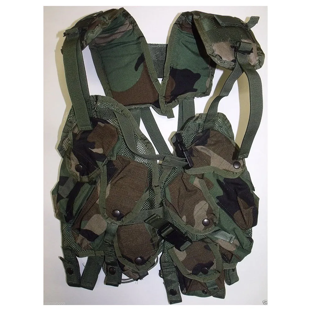 Adjustable Paintball outdoors Breathable Training Camouflage Enhanced Training Load Bearing Vest