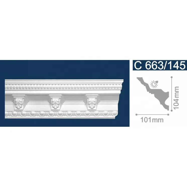 
New improved technology injection ceiling molding 