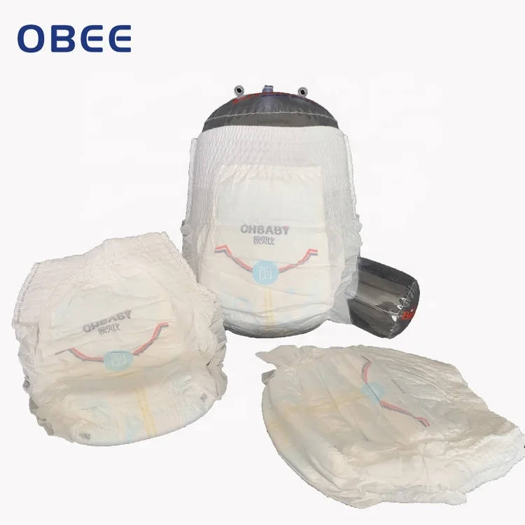 
OBEE L/XL/XXL/XXXL super absorbent B grade baby pull up diaper disposable baby training pants 