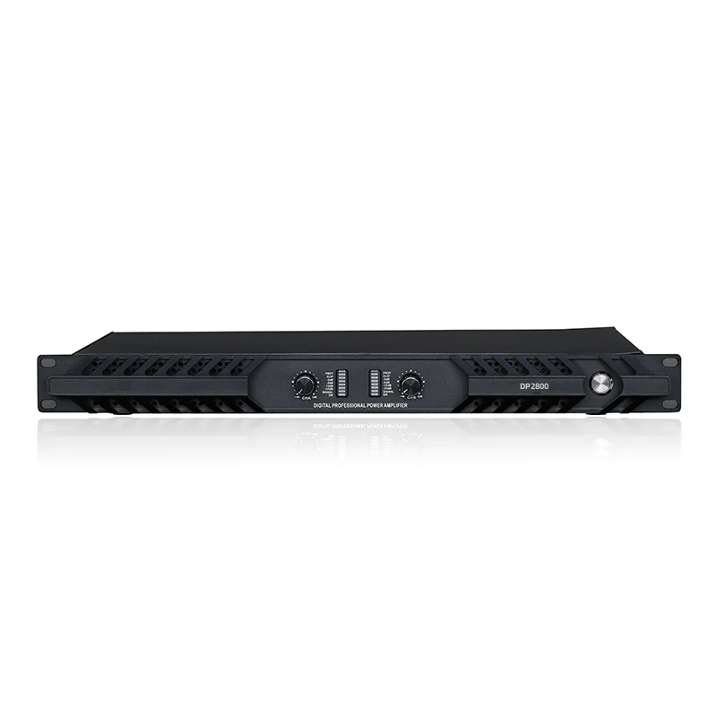 DP2 2-way 2800W * 2 1U D-level Профессиональный сабвуфер усилитель мощности