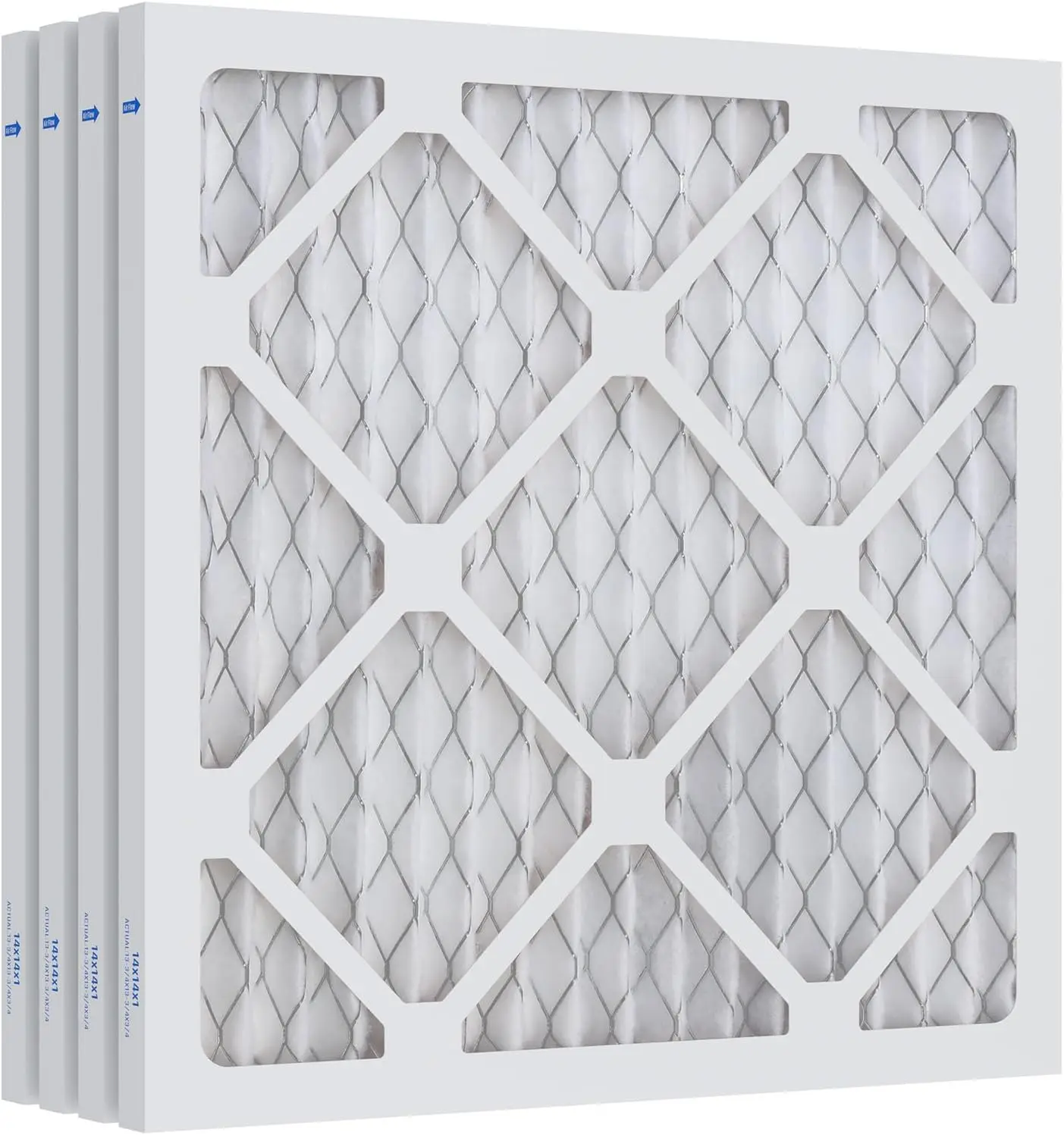 4 Pack 6Pack 24x24x1 20x20x5 16x20x1 20x20x1 MERV 8 Pleated Air Filter, AC Furnace Air Filter