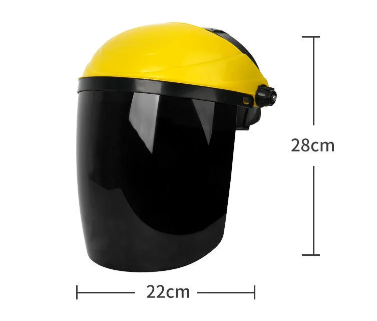 Factory Price Custom Portable Head Mounted PC Mask Custom Industrial Face Shields Wholesale Custom Portable Head Face Shields