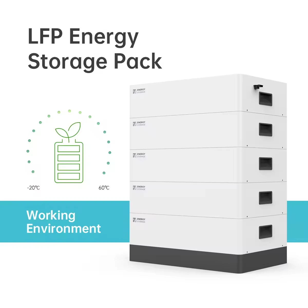 Beny 5.22kwh 51.2V 102ah Stackable 48v Lifepo4 Energy Storage Battery Solar Power Station For Home Use