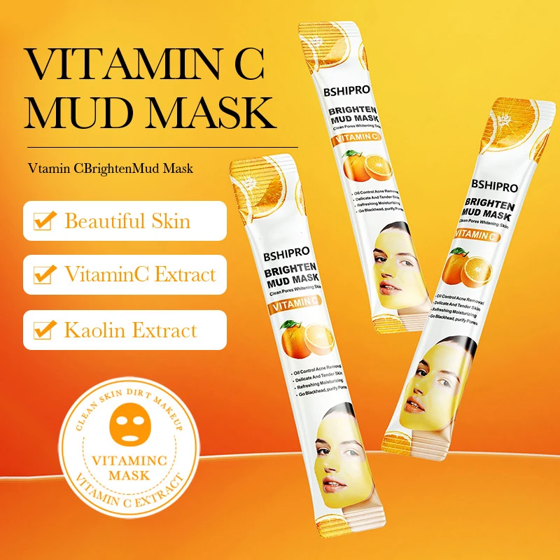 Dead Sea Mud Whitening Mask  Brightening Facial Care Mask Cucumber Cleansing Pore Apply Portable Mask