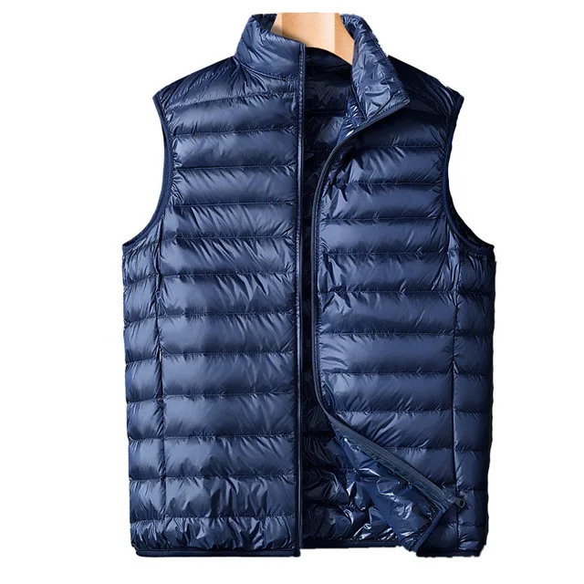 Hot Selling High Quality Mens Soft Nylon Lightweight Winter Down Padded Vest Men