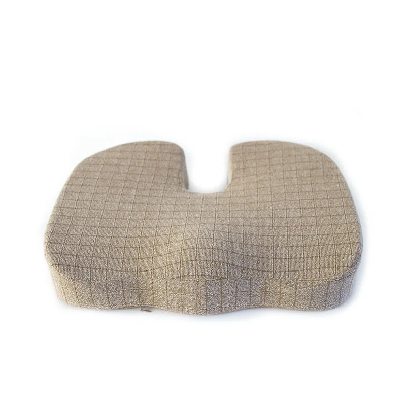 Комфорт мягкий плюшевый копчик ортопедические пены памяти подушки сиденья автомобиля