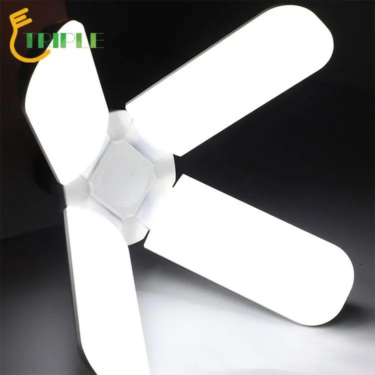 48W Fashion style LED folding light led fan blade bulb