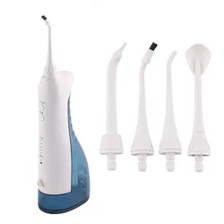 2021  factory price Oral flusher USB Rechargeable Water Floss Portable Dental Cordless Water Flosser  jet 300Ml  with 5 modes