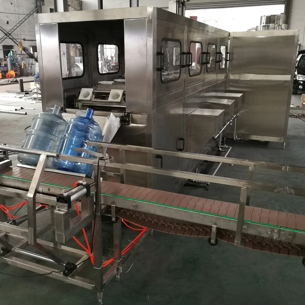 
18.9L/ 19L/ 20L/ 3 Gallons/ 5 Gallons Bottle Barrel Jar Drinking Pure Mineral Water Filling Bottling Machine Production Line 