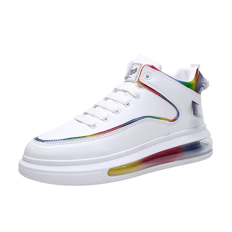 New Design Fashion Mens Running Shoes Athletic Walking Tennis Rainbow Sneaker Footwear Moda Zapatilla Arco Iris