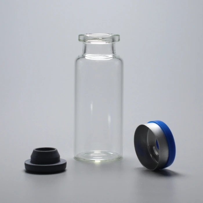 High Quality 15ml Clear Crimp Neck Medical Tubular Glass Vials Bottles
