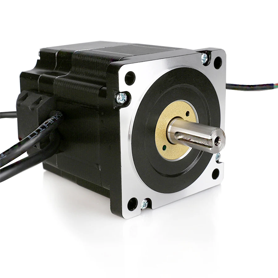 
China factory 12N.m Nema34 12nm 6A step servo closed loop stepper motor with driver for Milling Machine 
