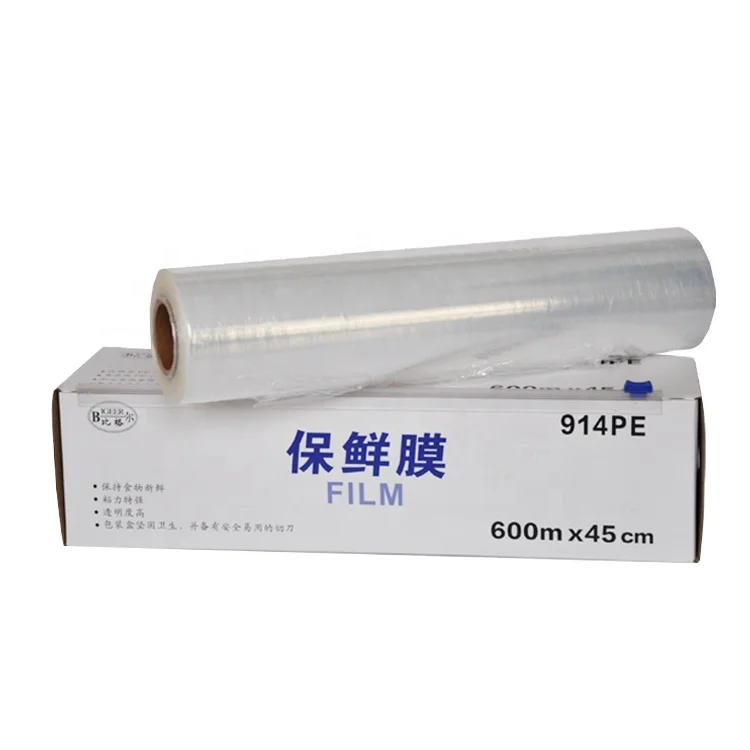 factory direct supply PE/PVC stretch wrap cling film for food packing