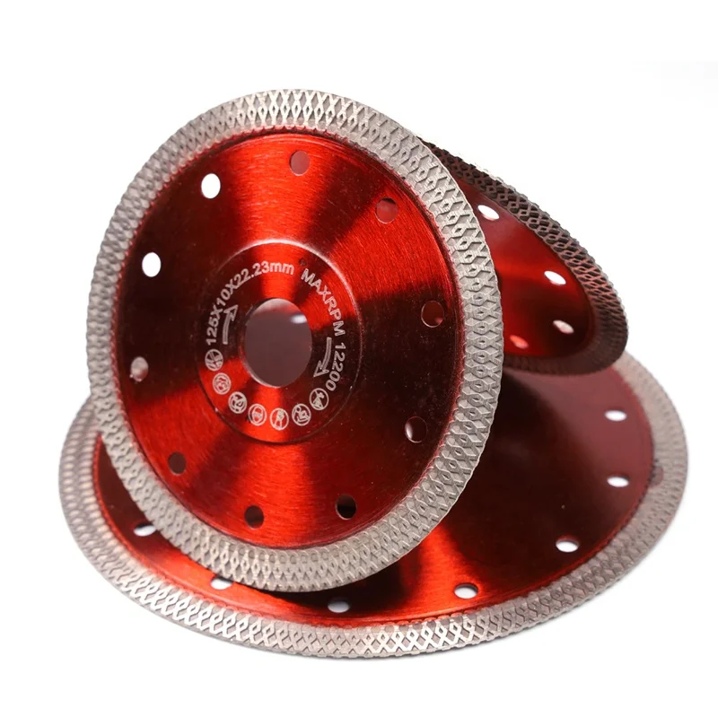 115mm thin X Turbo Diamond Saw Blade for Dekton Cutting disc for Porcelain Tile Cutting Saw Blade