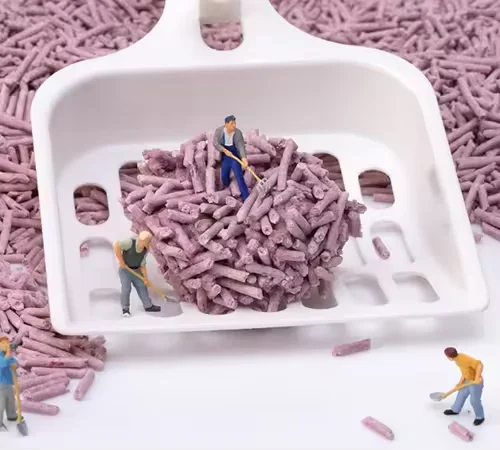 Hot Sale OEM Factory Lavender Cat Sand Eco-Friendly Clumping Arena Para Gatos Clean Bulk Flushable Tofu Cat Litter