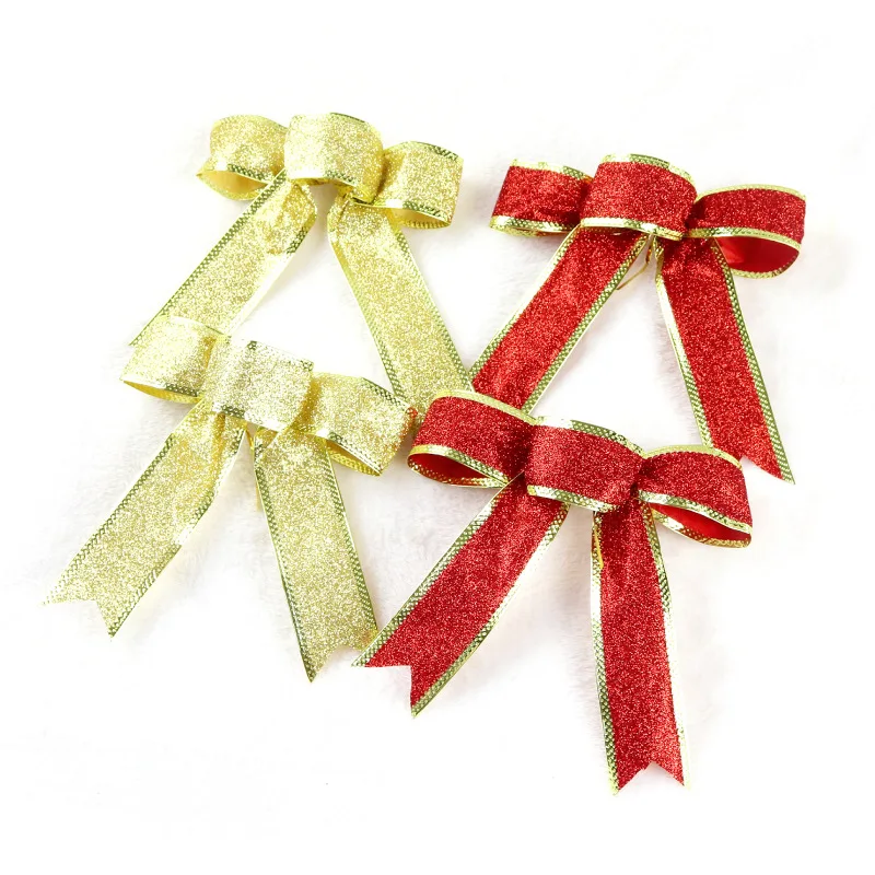 Christmas Bows For Gifts Stretch Loop bow for Chocolate Box Packing/Satin Ribbon Bow
