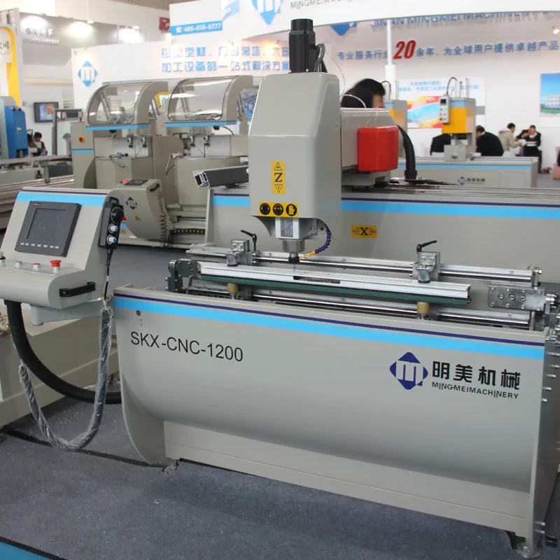 Aluminum Drilling And Milling Machine Cnc Window Door  Profile 3 +1 Axis Copy Router