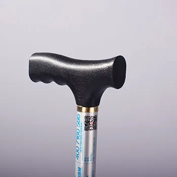 Elderly folding non-slip walking stick aluminum alloy mountaineering and camping single stick