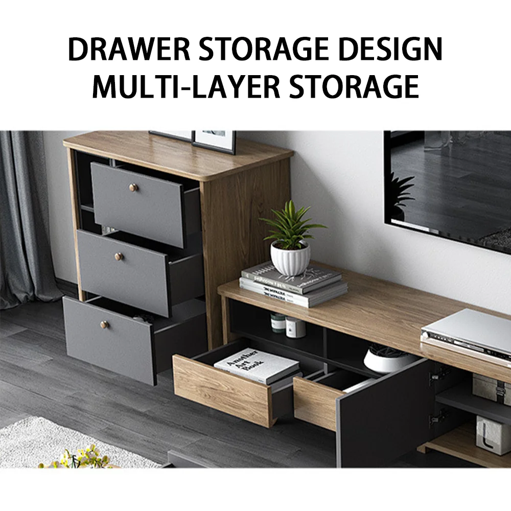 2023 Living Room Furniture Tv Stand Modern With Coffee Table Extendable Space Saving Living Room Tv Stand Cabinet Design