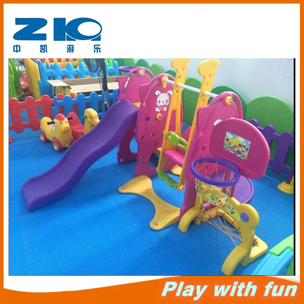 
baby 3 in 1 plastic slide with swing set for sale 