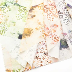 Recyceld 40s soft challis fashion floral design printed 100% rayon fabric for dress